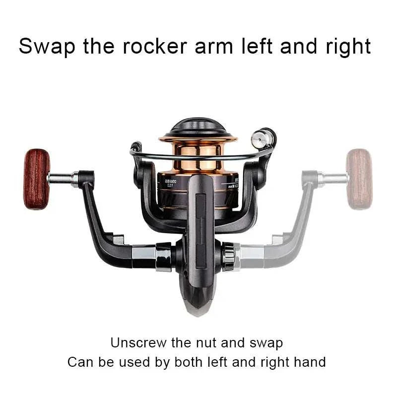 Full Metal Spin Fishing Reels 