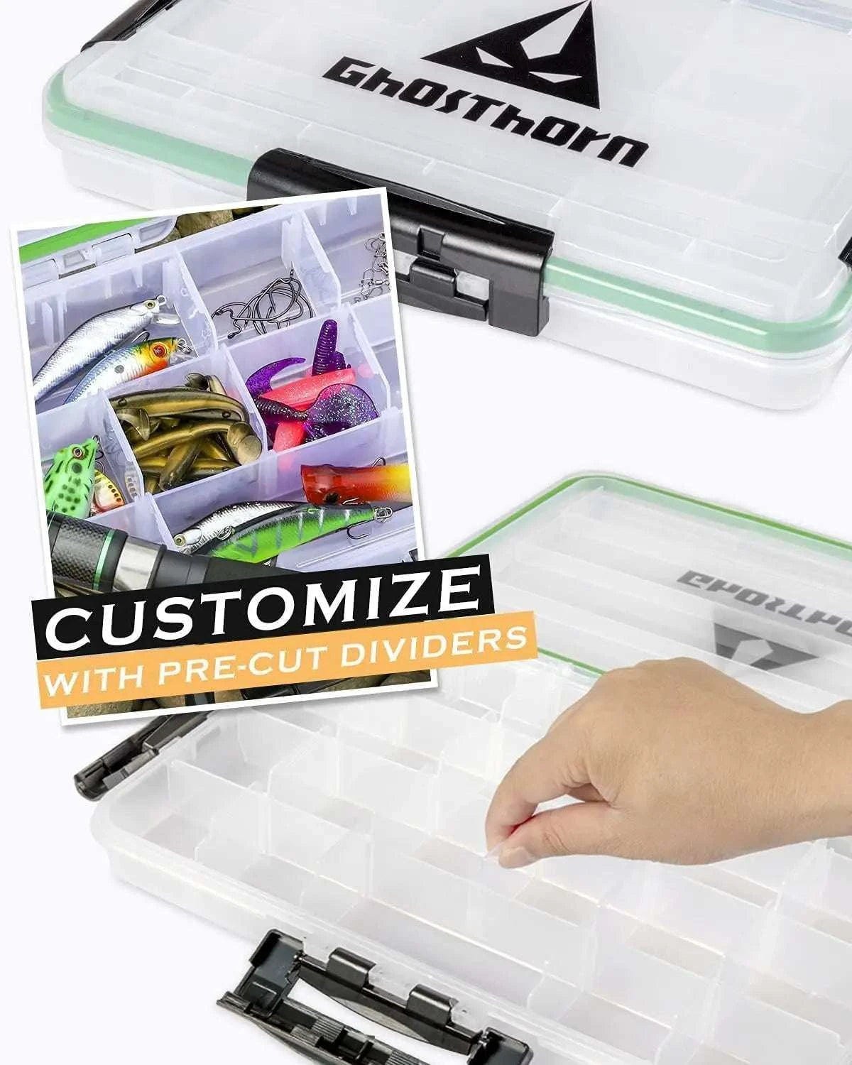  Tackle Trays Plastic Tackle Box 