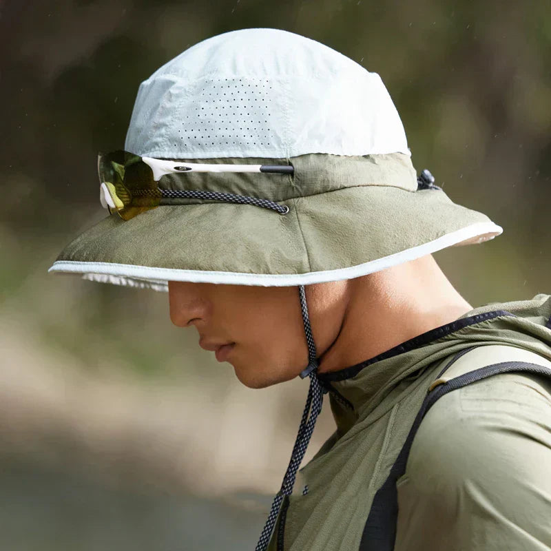 Men Fisherman Cap Fishing Outdoor Sunshade 