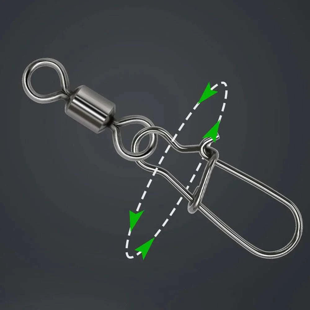 50X Fishing Swivel Snap