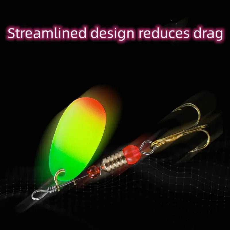 10PCS Fishing Lure Metal Spoon Spinner Spoonbait Crankbaits 