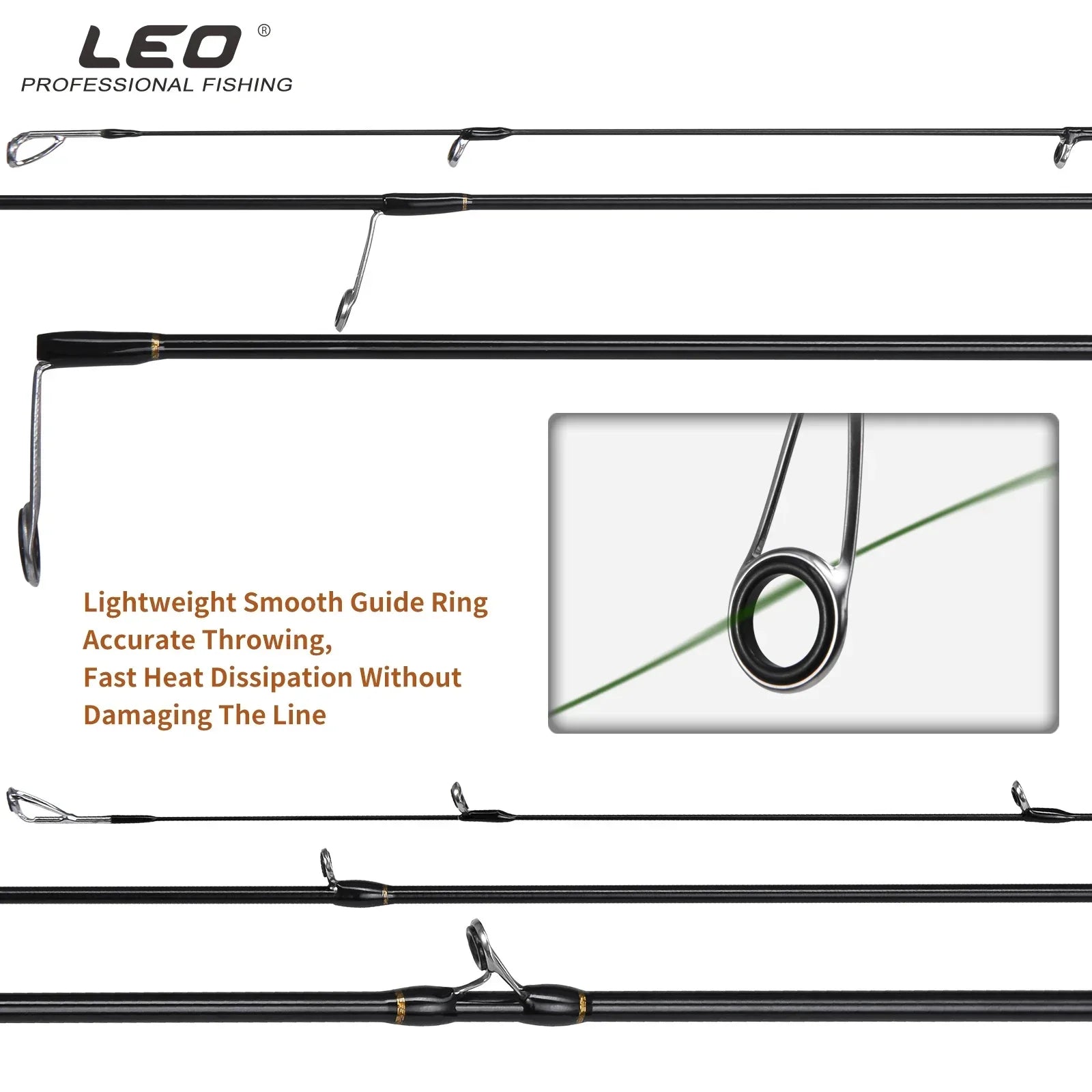 LEOFISHING Carbon Fishing Lure SpinnWinter 