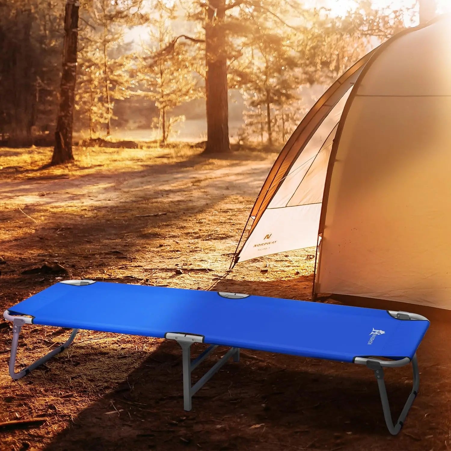 Camping Bed Cot + Free Storage Bag- 5 Colors