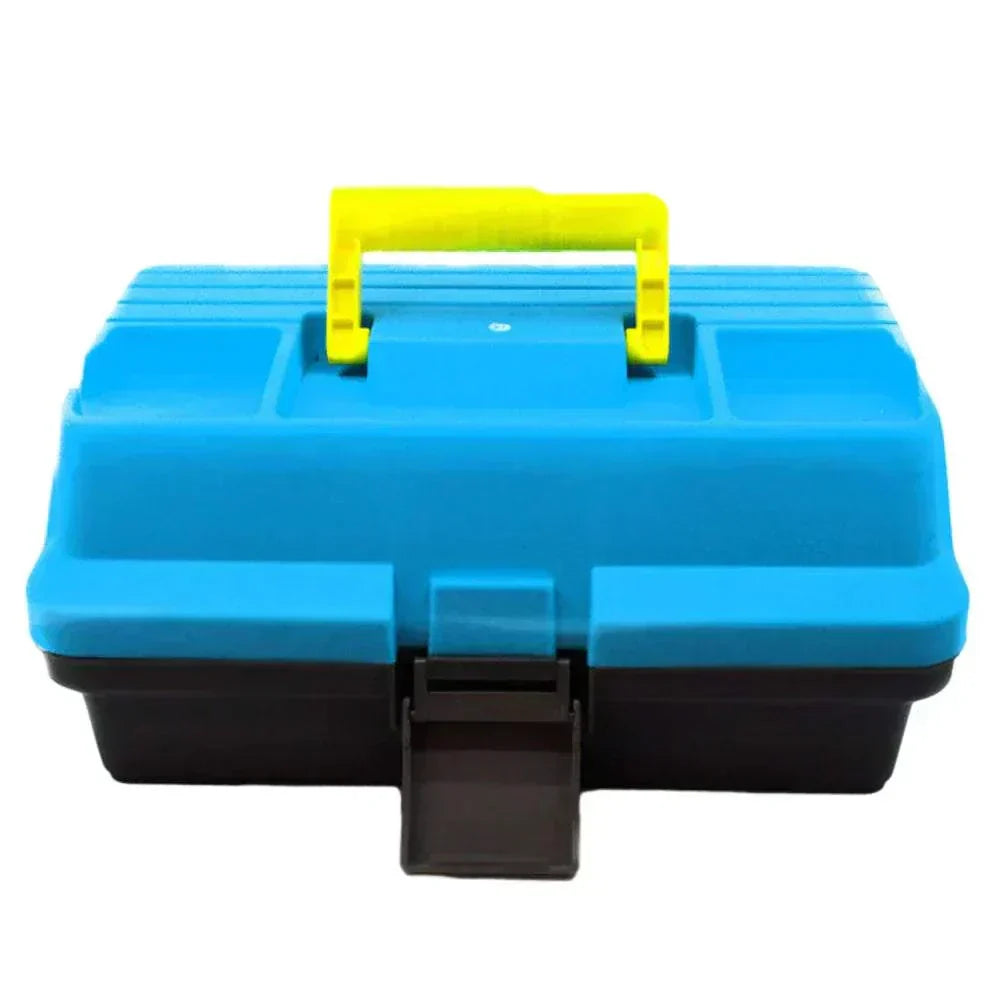  Folding Fishing Tackle Box Portable Fishing Gear Box Multipurpose Fishing Case