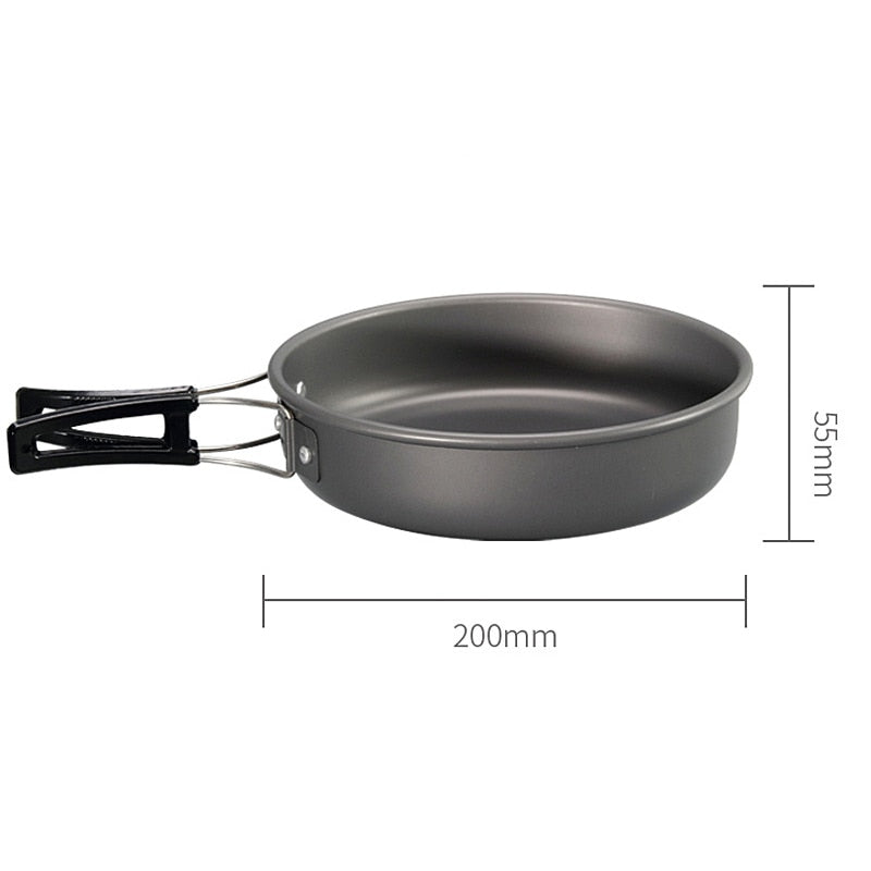 200x55mm Outdoor Portable Pan Small Frying Pan